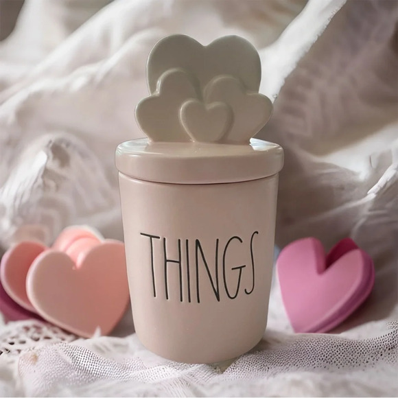 🍄FIRM PRICE Rae Dunn Cotton Jar with Lid - Picture 1 of 8